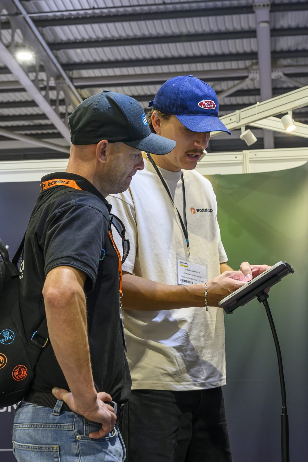 Running through a job on the Workshop iPad app with a visitor